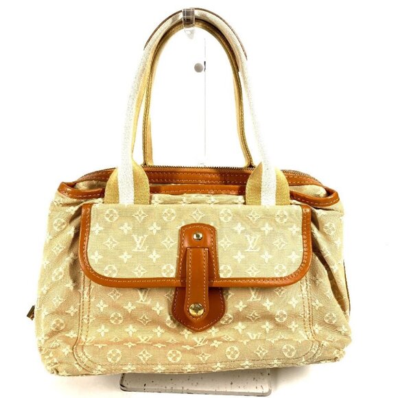 LOUIS VUITTON M92505 sack marie kate Hand Bag Monogram Mini Canvas Beige - Picture 1 of 14